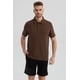 thumbnail image 1 of Polera Hombre Slim Cuello Camisero Café, 1 of 4