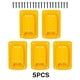 thumbnail image 1 of 5 Pzas Soporte de Herramientas Base Montaje en Pared Estante de Almacenamiento para Dewalt 14.4V/18V/20V para Dispositivos de Fijación de Milwaukee 18V Soporte para Herramientas de Taladro, 1 of 7