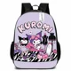 thumbnail image 1 of MINISO Kuromi Melody Joint Peripheral Backpack Female Cute Elementary School Students Junior High School Bag Mochila, 1 of 3