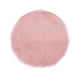 thumbnail image 2 of Alfombra Peluda Redonda 100cm Rosa, 2 of 2