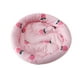 thumbnail image 1 of Cama Para Dormir De Animales Pequeños, Alfombra Redonda Suave Para Conejillo De Indias, Para Gatos, Hurones, Erizos, Rosa, L, 1 of 5