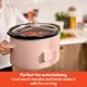 thumbnail image 5 of Slow Cooker BELLA, 5.7 L, con revestimiento cerámico programable Blossom, 5 of 7