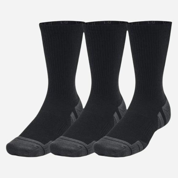 CALCETAS UNDER ARMOUR 3 PACK NEGRAS | 1379512-001 - Talla M