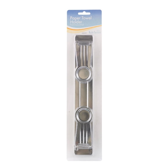 Soporte para toallas de papel Fox Run de acero inoxidable, 1 x 0,76 x 39,62 cm