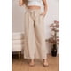 thumbnail image 2 of Pantalón Mujer Casual Recto Algodón Tipo Lino Tiro Alto 7003, 2 of 3