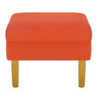 Bodevir - Pouf Sky 1C Felpa 01 Naranjo