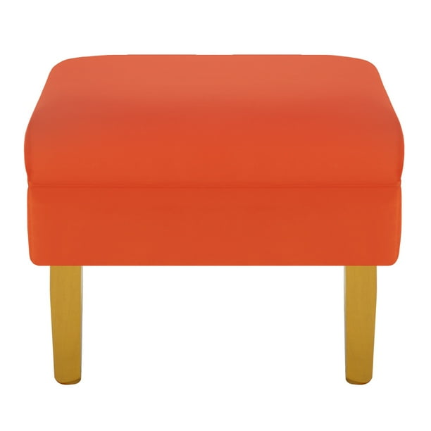 Pouf Sky 1c Felpa 01 Naranjo