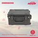 thumbnail image 2 of Estuche SKB DM3/DM3-D iSeries Resistente, Impermeable con Espuma Duradera, 2 of 9