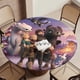 thumbnail image 5 of Cómo Entrenar A Tu Dragón 4 theme Fitted Round Tablecloths Elastic Edged Table Covers Waterproof Table Cloth For Kitchen Holiday Party Tables Decor 150cm, 5 of 6