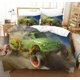 thumbnail image 1 of Monster Truck Boys Quilt Duvet Cover Set Bed Linen Doona Cover 3-Piece Bedding Set, 1 of 5