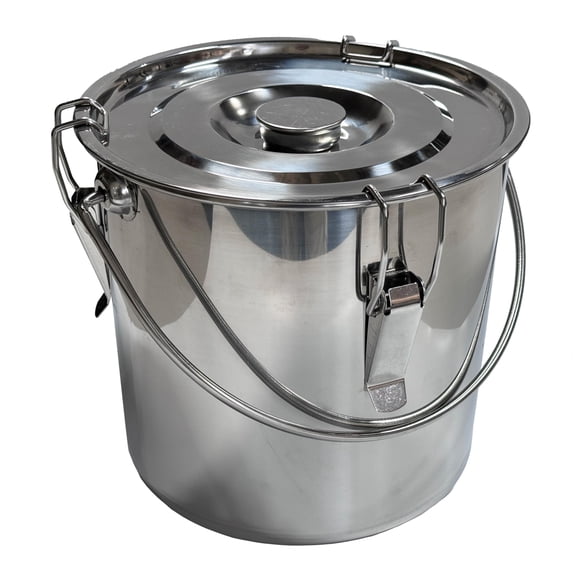 Balde Conservador De Carbón De Acero Inoxidable 11 L