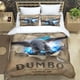 thumbnail image 1 of Cute Dumbo Flying Baby Elephant Bedding Set Kids Girls Cartoon Duvet Cover Set Bedding Gift Twin Full Queen Size Bed Bed Sheets, 1 of 5