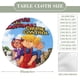 thumbnail image 2 of Daniel el travieso-theme Fitted Round Tablecloths Elastic Edged Table Covers Waterproof Table Cloth for Kitchen Holiday Party Tables Decor 150cm, 2 of 6