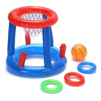 Genérico - Juego Inflable Infantil Canasta Baloncesto Y Aros Piscina
