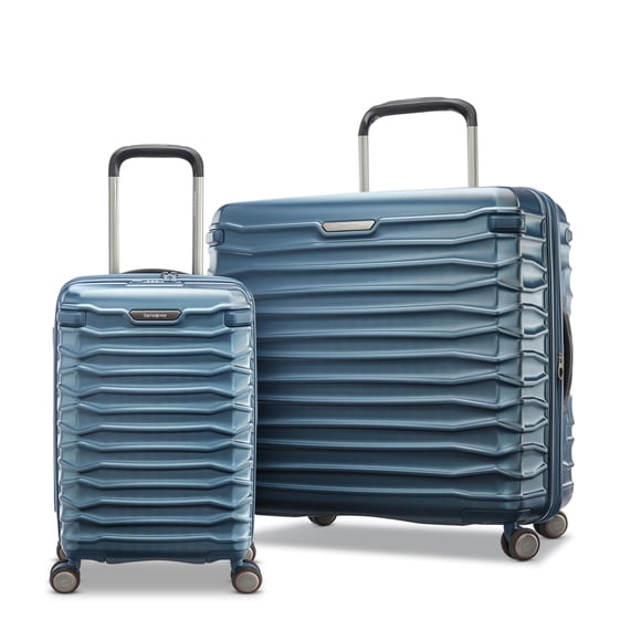 Equipaje Samsonite Stryde 2, lado duro, expandible, verde azulado profundo, 2 unidades