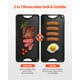 thumbnail image 2 of Parrilla/plancha VEVOR reversible de hierro fundido negro de 20 x 10 pulgadas, 2 of 3