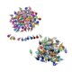thumbnail image 2 of 100 Piezas De Cristal Encantos De Gancho Floral Gemas Colgantes Para Joyería Que Hace Bricolaje, 2 of 5