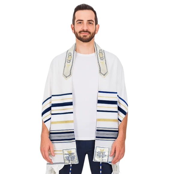 Chal Holy Land Market 183 cm Azul Marino/Oro