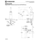 thumbnail image 2 of Faucet Kingston Brass Victorian Monoblock para lavabo, 15 cm, 2 of 2