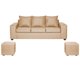 thumbnail image 1 of Living Kahlo 3 Cuerpos + 2 Pouf Tela Be, 1 of 5
