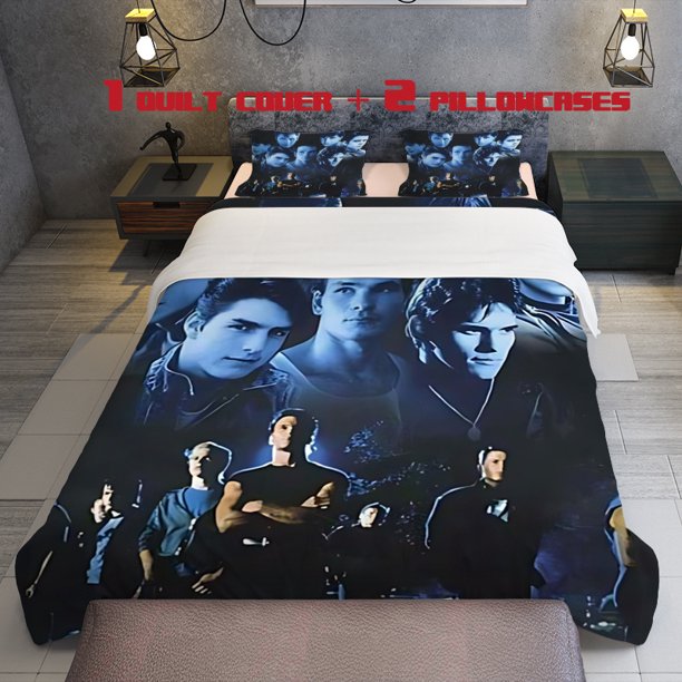 3pcs Outsider Theme Pattern Bedding Set Duvet Cover and Pillowcases