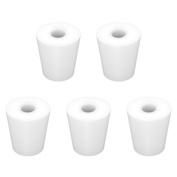 Tapones de silicona Labasics, paquete de 5, agujero de 0,8 cm