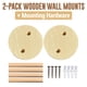 thumbnail image 2 of Samorillo [Paquete de 2] Soportes de Pared para Mini Guitarras y Ukeleles - Ganchos de Madera con Herrajes de Montaje - Instálalos en Minutos y Cuelga con Confianza, 2 of 5