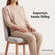 thumbnail image 3 of Pack 2 Sillas Comedor Lena Madera Asiento Acolchado Poliéster Greige, 3 of 9