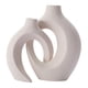 thumbnail image 1 of Florero De Cerámica Hueco Minimalismo Decoración Del Hogar Decorativo Para Manto Fiesta Oficina Negro, 1 of 5