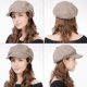 thumbnail image 4 of SIGGI Mujeres Lana Newsboy Gora Invierno Otoño Boinas Viso Cloche Cabbie Hat fo Lady Suave Forrado Cdefee, 4 of 6