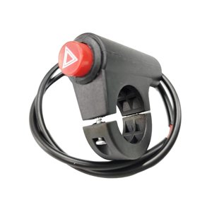 Ioensy - Interruptor De Encendido Y Apagado Del Manillar De La Motocicleta, Interruptor De Lámpara De Emergencia De Advertencia De Faro