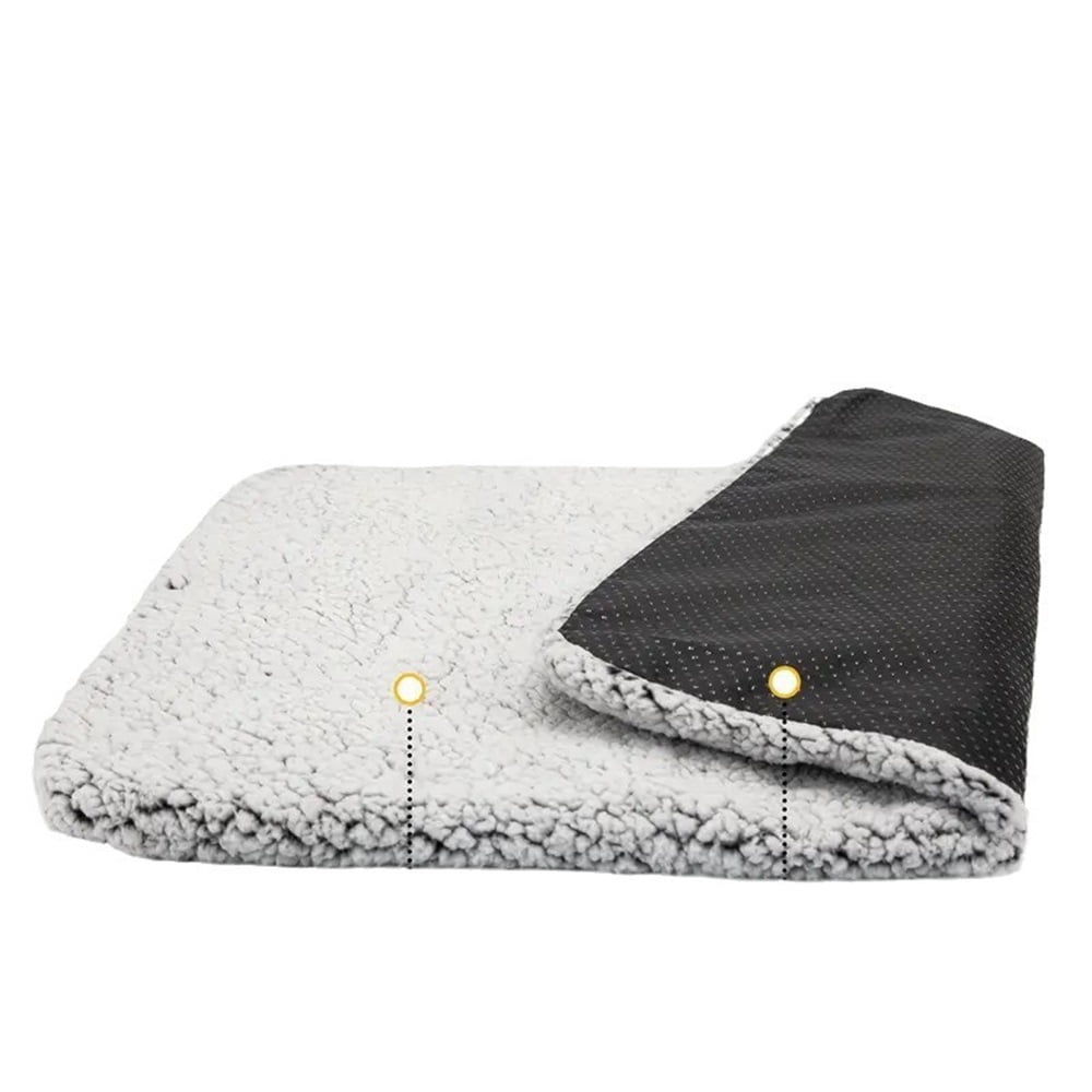 Xusx111 - Cama De Gato De Autocalentamiento Cama De Gato De Perro De Autocalentamiento Alfombra 40 * 50 Cm Cojineta Térmica Extra Cálida Para Mascotas Cubierta Extraíble De Fondo Antideslizante Lavabl