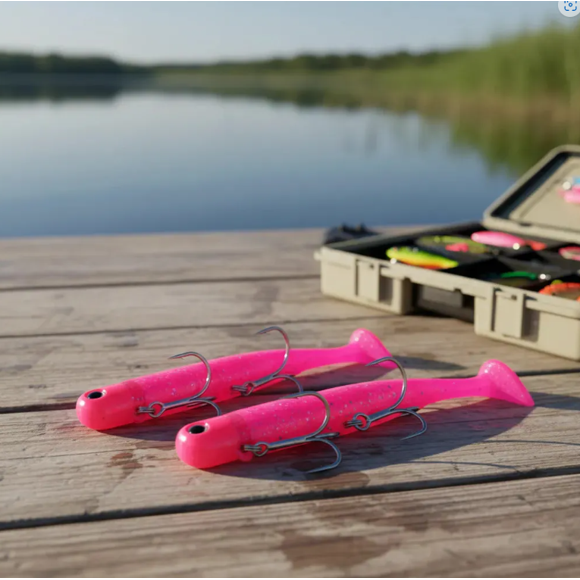 Señuelo Pesca Vinilo Silicona 35g Kaukaso Mar Anzu Vmc Letal Fp