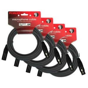 Pack 4 Cable Microfono Serie C Xlr6M Kirlin Mpc4-470Pb-6