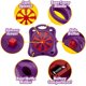 thumbnail image 2 of Creative Kids Spin & Paint Art Kit - Spinning Art Machine + Protector flexible para salpicaduras + 5 botellas de pintura + 8 tarjetas grandes, 8 pequeñas, 4 redondas + 4 crayones blancos | Niños peque, 2 of 2