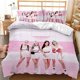 thumbnail image 1 of Black_pink 3 Pcs Comforter Set with 2 Pillowcases,Blackpin_k Bedding Set Sheet Set for Kids Adults,All Season Lightweight, 1 of 5