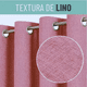 thumbnail image 3 of Cortina Blackout 100% 2 Paños 138x226 cm Textura Lino Rosa, 3 of 3