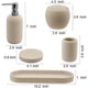 thumbnail image 2 of Set Accesorios Baño Resina Beige 5 Piezas Moderno, 2 of 3