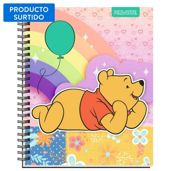 Cuaderno Universitario Winnie Pooh 100Hojas 7mm / Producto surtido, 1 Un