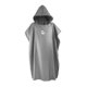 thumbnail image 4 of Microfibra Surf Poncho Cambiando Robe Traje De Neopreno Suave Para Nadar Medio Gris, 4 of 5