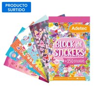Block De Stickers Niña  Adetec