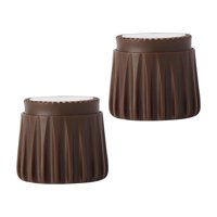 Magideal - Tapones Para Cabecera De Cama, Fijador De Mesita De Noche Con Rosca Ajustable De 0-3Cm, Herramienta Antivibración Para Pared, Camas, Muebles De Habita 65X5Cm