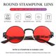 thumbnail image 5 of Gafas de Sol Redondas Steampunk AIEYEZO con Montura Metálica 100% UV400, 5 of 7