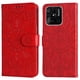 thumbnail image 5 of Funda tipo cartera FOXDOCK para Xiaomi Redmi 10C 4G , diseño girasol en relieve, cuero PU, cierre magnético, soporte y tarjetero, 5 of 5