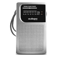 Audiopro - Radio De Bolsillo Portatil Am Fm Gris Ap02079
