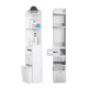 thumbnail image 1 of Estante Organizador De Baño Esquinero Porta Papel Y Cajonera Blanco, 1 of 2