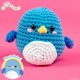 thumbnail image 2 of Kit de Crochet Squishmallows Bebe el Pájaro Azul con Hilo y Gancho, 2 of 9