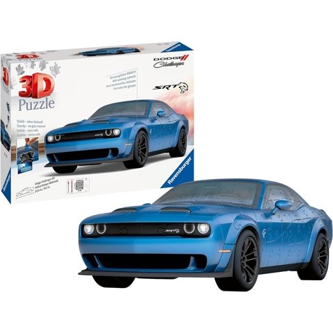 Rompecabezas 3D Ravensburger Dodge Challenger Srt Hellcat