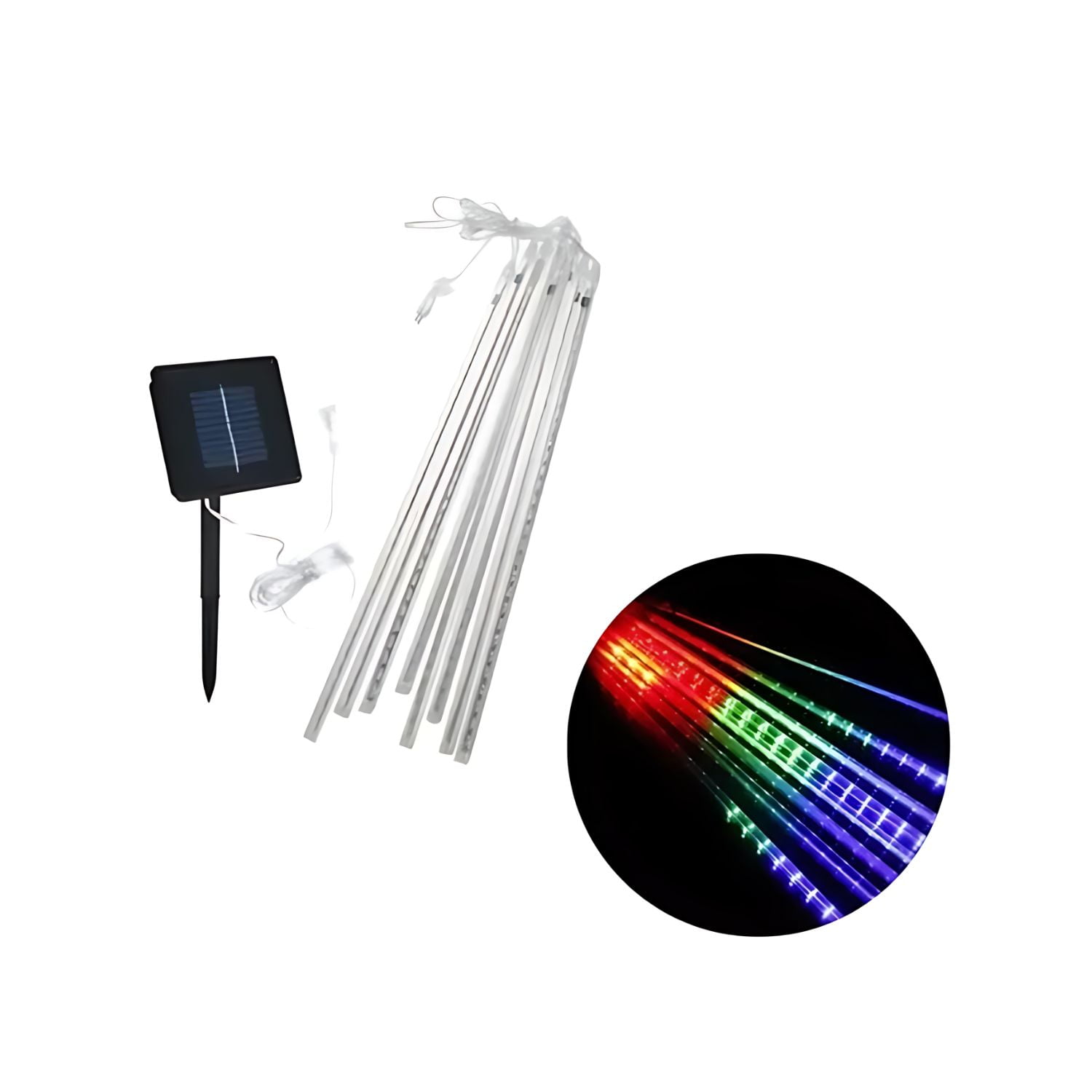 Disparo - Tubo Luces Guirnalda Decoracion 30cm 192 Leds Multicolor