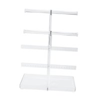 Magideal - Organizador De Joyas Soporte Para Presentación De Joyería Decoración Del Hogar De Moda Con Bandeja Soporte De Joyería Soporte De Joyería Para Pendient